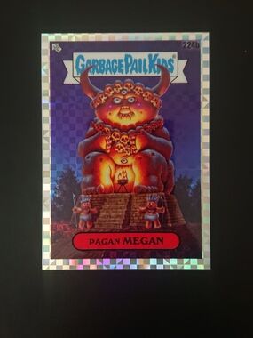 2023 Topps Garbage Pail Kids Chrome 6 - Pagan Megan (224b) - X-Fractor /150